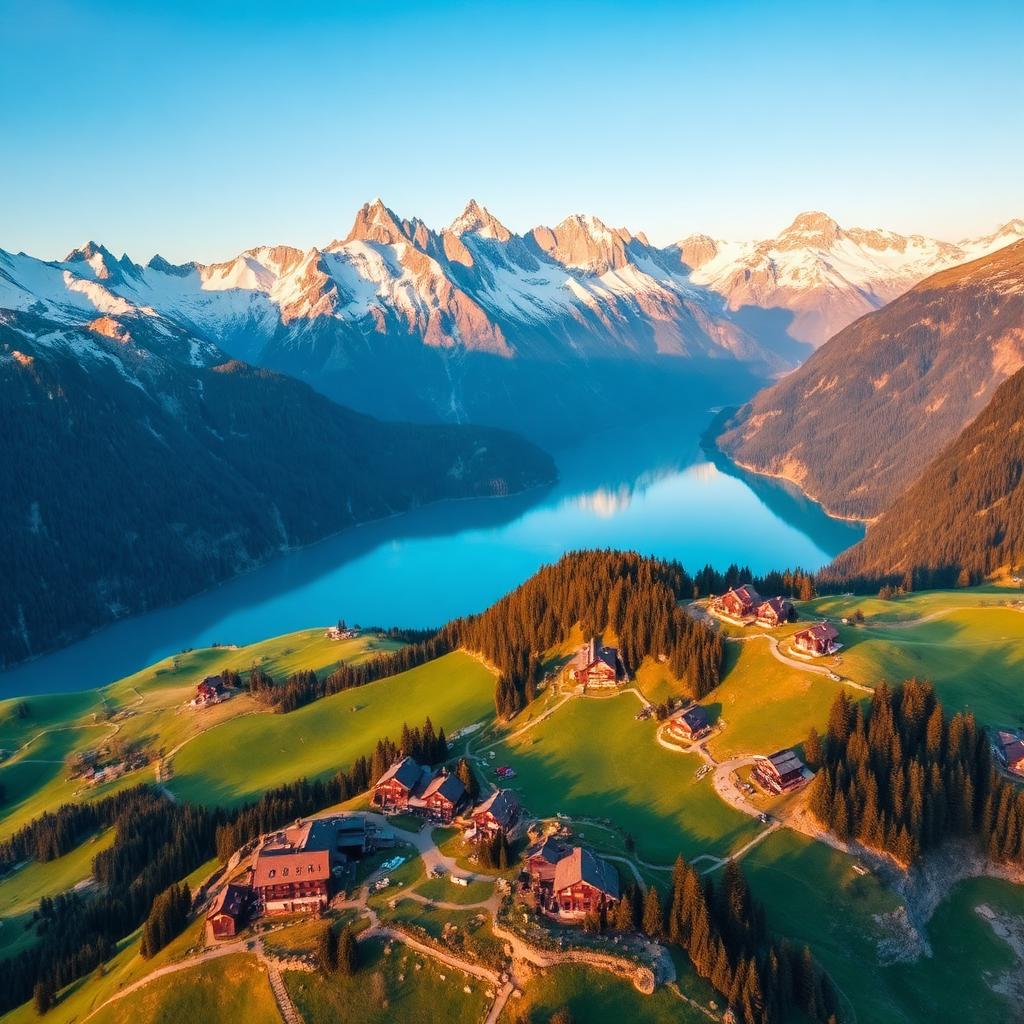 Entre Alpes e Lagos - Suíça™