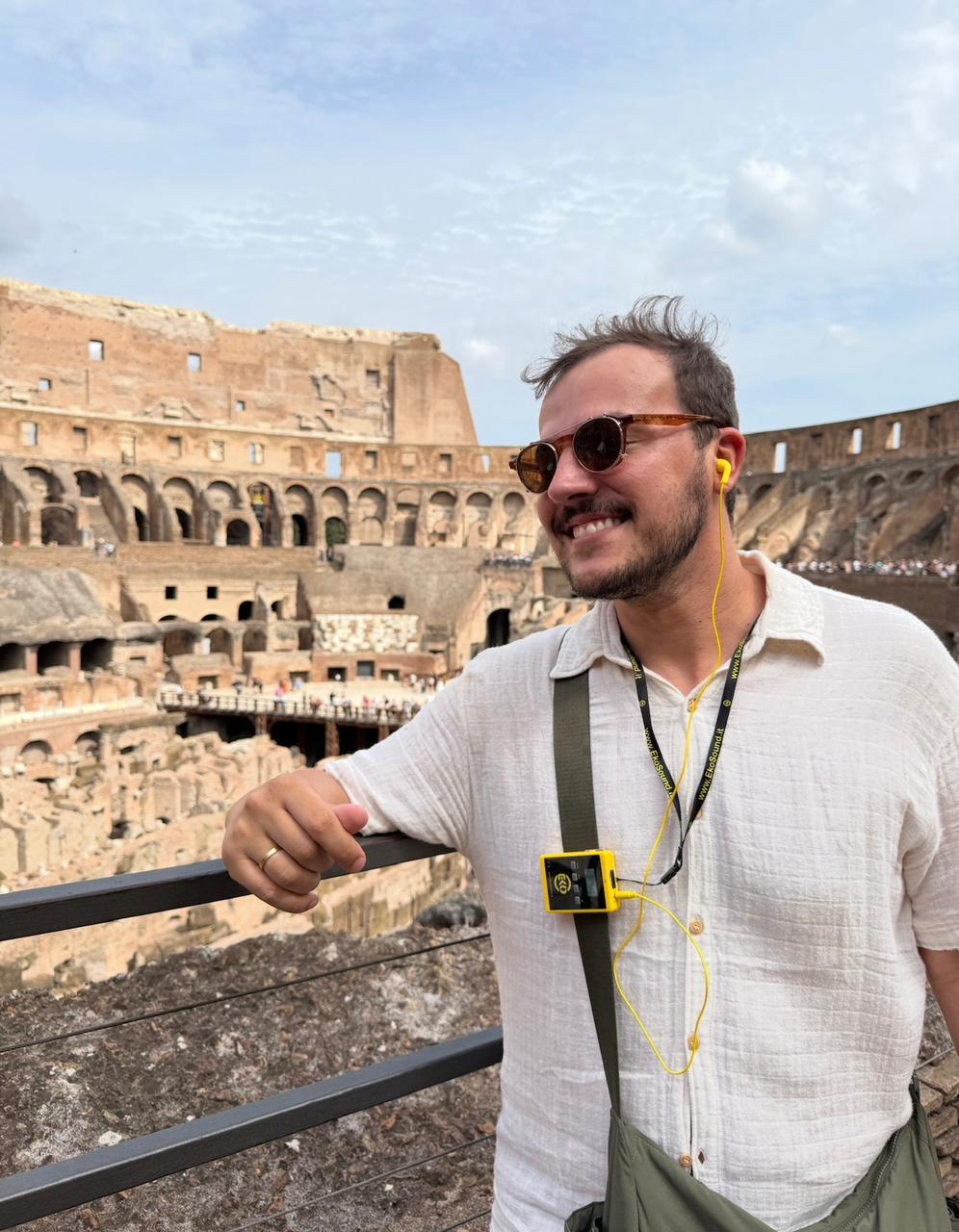 Gabriel Zanette no Coliseu, Roma
